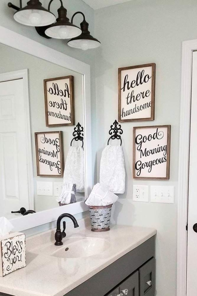 Backdate 1  Creative Ideas For Bathroom Wall Decor To Give Your Bathroom A