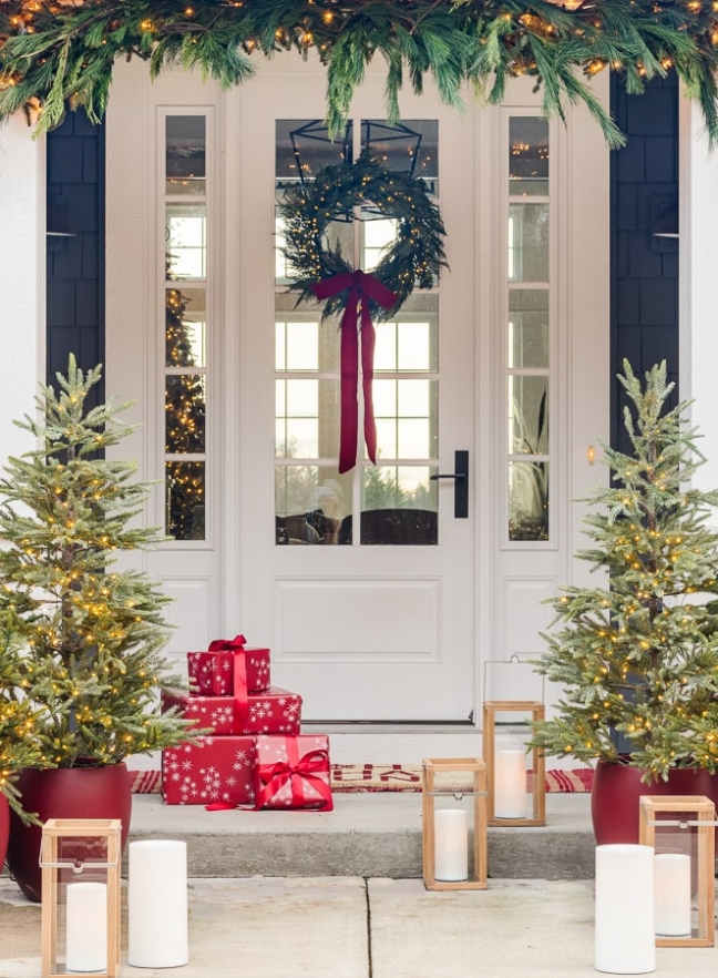 Festive Front Porch: Creative Christmas Decor Ideas To Welcome The Holidays